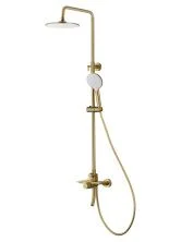 Душевая система WONZON & WOGHAND CLICK, Брашированное золото (WW-N3S962-BG)
