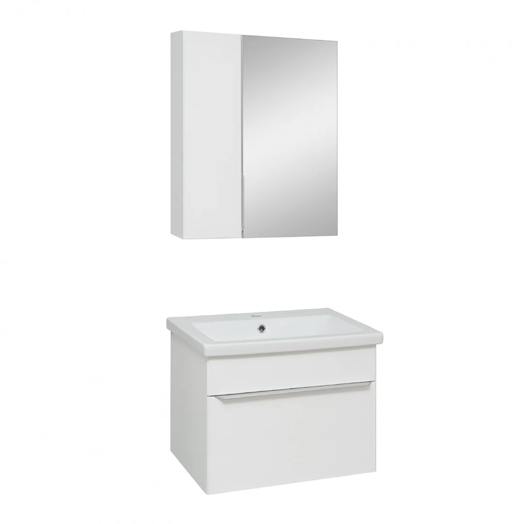 Приобрести aqua de marco зеркало-шкаф axioma 60 см, белый 1060wgaxi