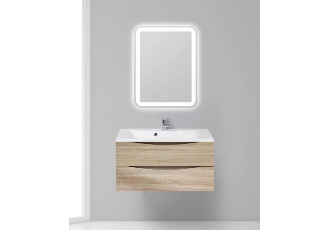 Приобрести тумба подвесная с раковиной belbagno marino-900-2c-so-wo-p 90 см, rovere bianco