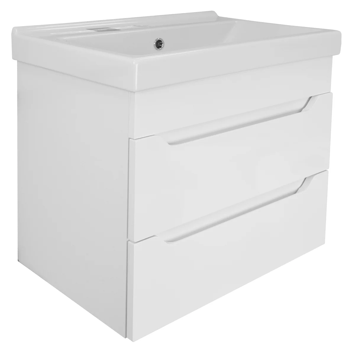 Приобрести loranto тумба подвесная с раковиной аврора 60 60х40 см, белая (cs00085751)