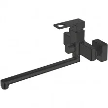 HAIBA Смеситель для ванны 250мм, черный матовый HB-22615-7