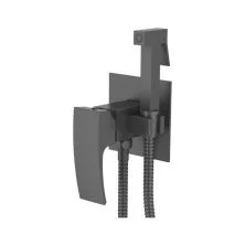 GERHANS Смеситель с гигиеническим душем K15, оружейная сталь K15214D