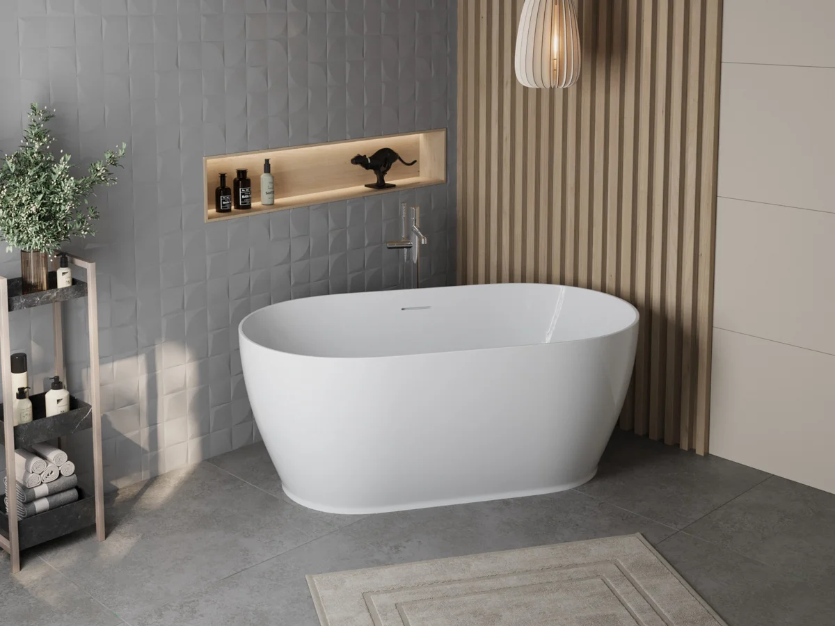 Приобрести belbagno акриловая ванна150х80 см, отдельно стоящая, белая bb413-1500-800