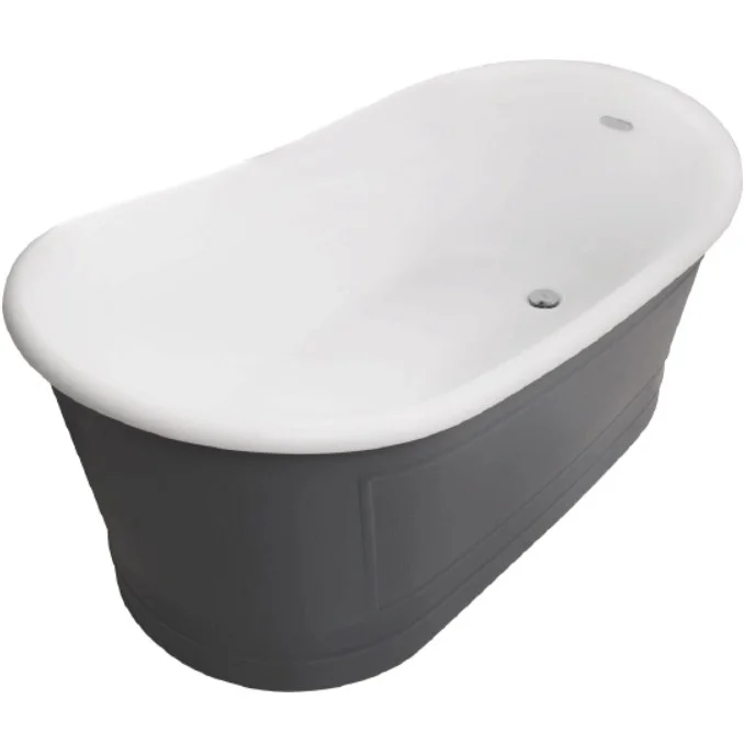 Приобрести ванна акриловая отдельностоящая belbagno 165х90 см, bb32-cf36