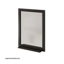 Caprigo Зеркало JARDIN 60 см, черное, эмаль