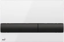 Кнопка смыва инсталляции Alcaplast Белая/Черная, M1710-8