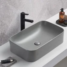 Comforty Раковина 78575MH-60 60х41 см, светло-серая матовая