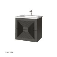 Caprigo Тумба с раковиной MODO Quarta 60 см, графит