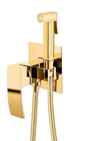 Приобрести grocenberg смеситель с гигиеническим душем, золото gb007go