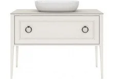 Тумба напольная со столешницей Kerama Marazzi Plaza Classic 120 см PL.C.120.1+1\WHT, белый