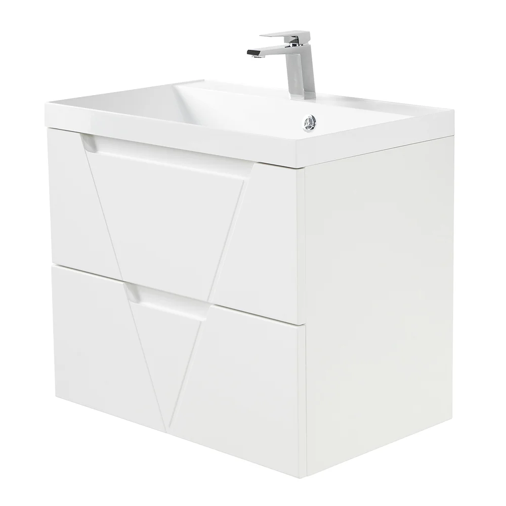 Приобрести belbagno тумба с раковиной vittoria 90 см, подвесная bianco lucido-p, белая раковина