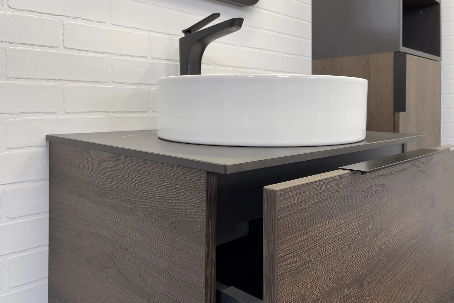 Приобрести сomforty тумба со столешницей и раковиной "портленд-60" дуб шоколадно-коричневый