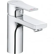 KLUDI ZENTA SL Однорычажный смеситель для раковины 100, донный клапан PUSH-OPEN, арт. 482980565