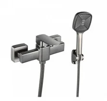 Смеситель для душа ViEiR Gunzi 185 мм, графит/Gun Metal V113561G