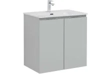Aquanet Тумба с раковиной Алвита new 70 см, 2 дверцы, серый