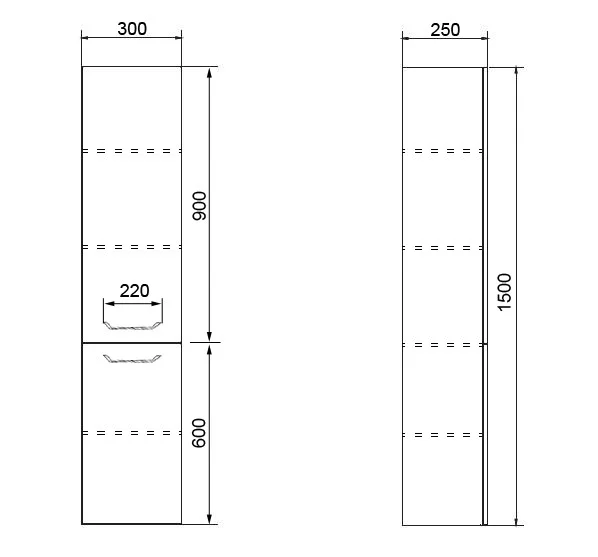 Приобрести azario пенал ника 30х150см, напольный, белый, cs00080414