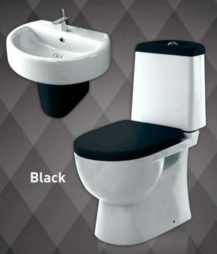 Приобрести sanita luxe best унитаз-компакт с быстросъемным сидением микролифт и черной крышкой