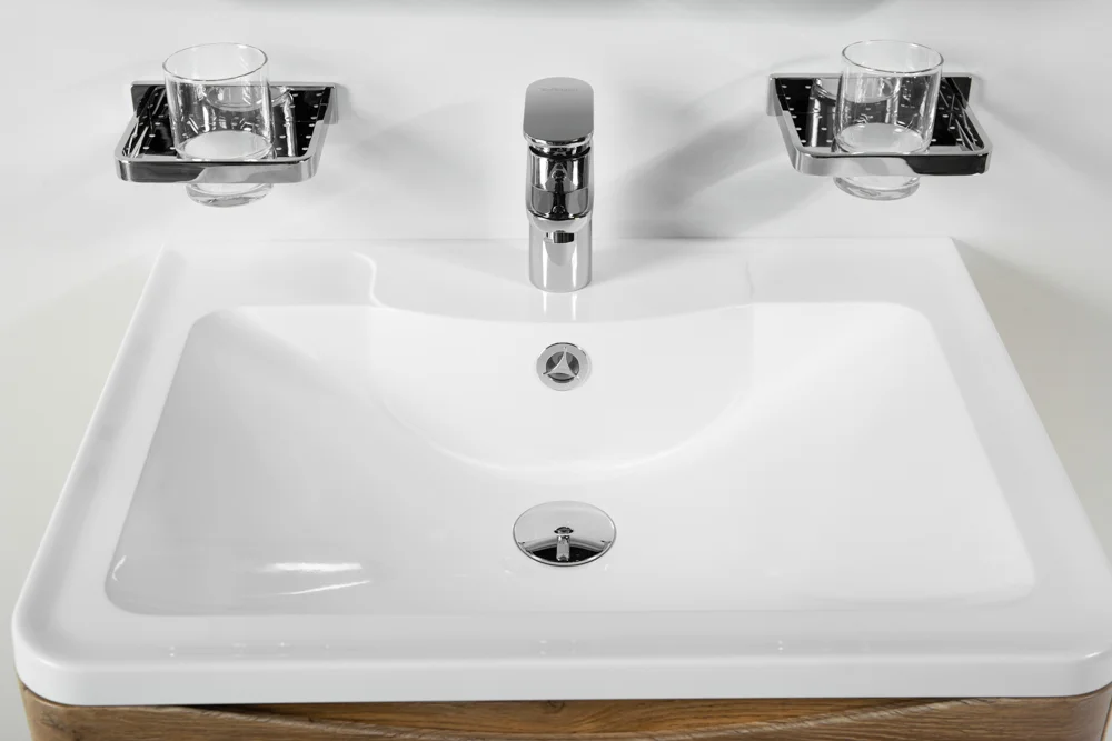 Приобрести belbagno тумба с раковиной acqua 60 см, подвесная rovere rustico, белая раковина