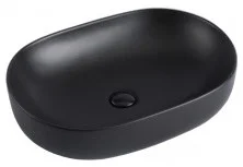 Azario Раковина накладная 60х41,5см, тёмно-серая матовая AZ-2196MDH