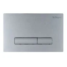 BelBagno Кнопка смыва для инсталляции, GENOVA, хром матовый BB020-GV-CHROME.M