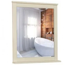 Зеркало Акватон Леон 65 см , дуб бежевый 1A187102LBPR0