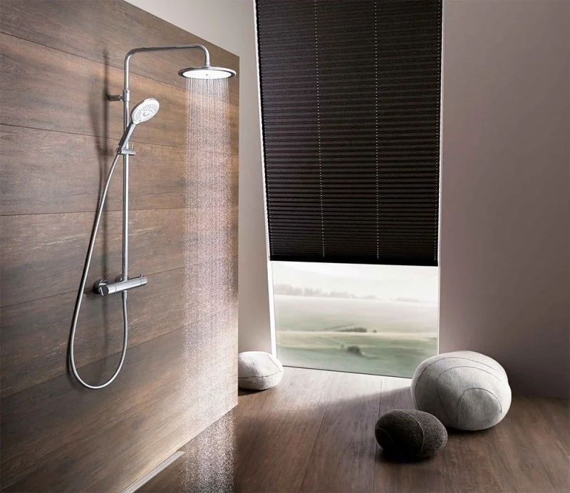 Приобрести kludi freshline dual shower system душевая система с термостатом, арт. 6709205-00
