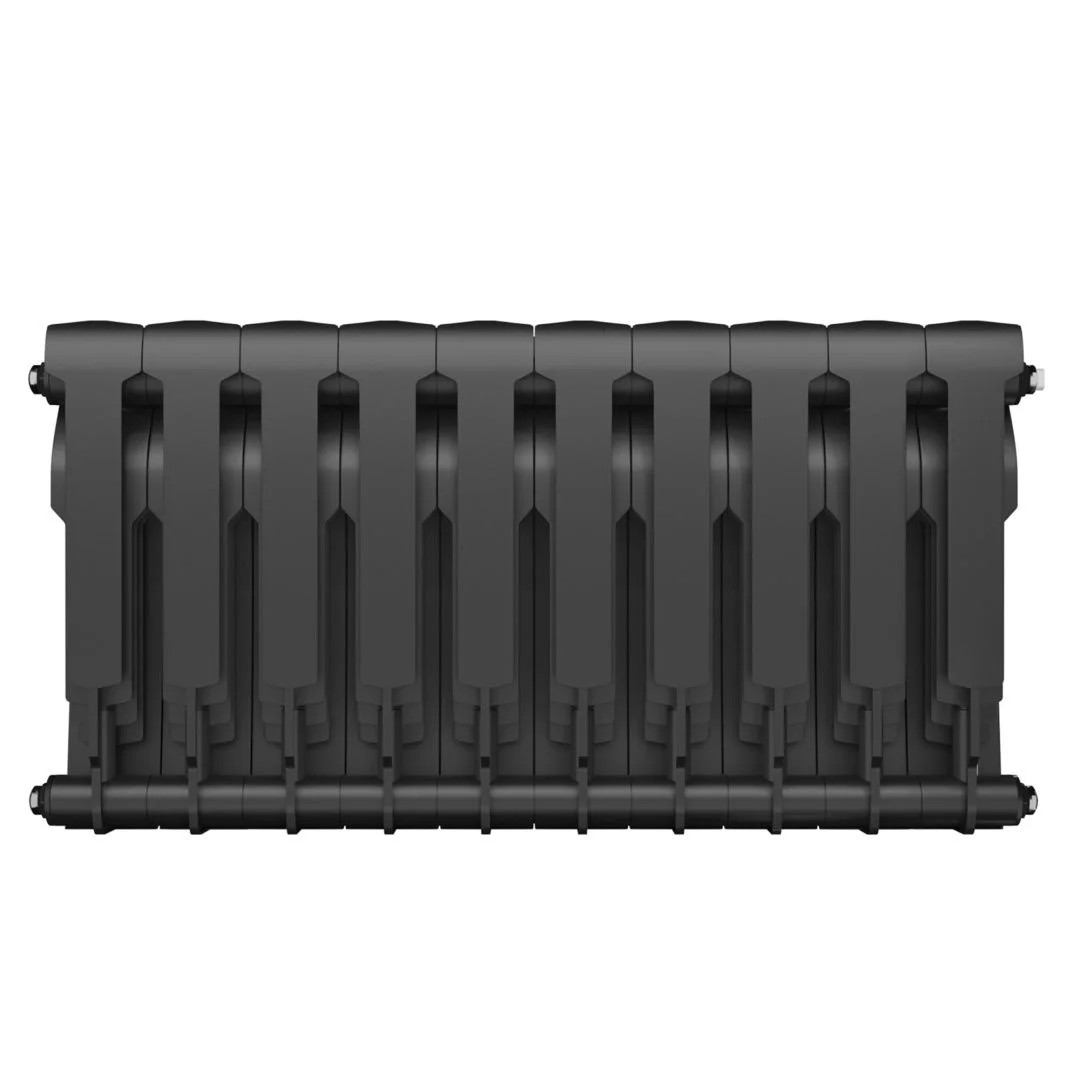 Приобрести royal thermo радиатор биметаллический biliner 350 /noir sable ( черный графит ) - 10 секц.