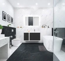 Cezares Тумба подвесная с раковиной BELLAGIO 106 см Grafite, правосторонняя, графит 54715