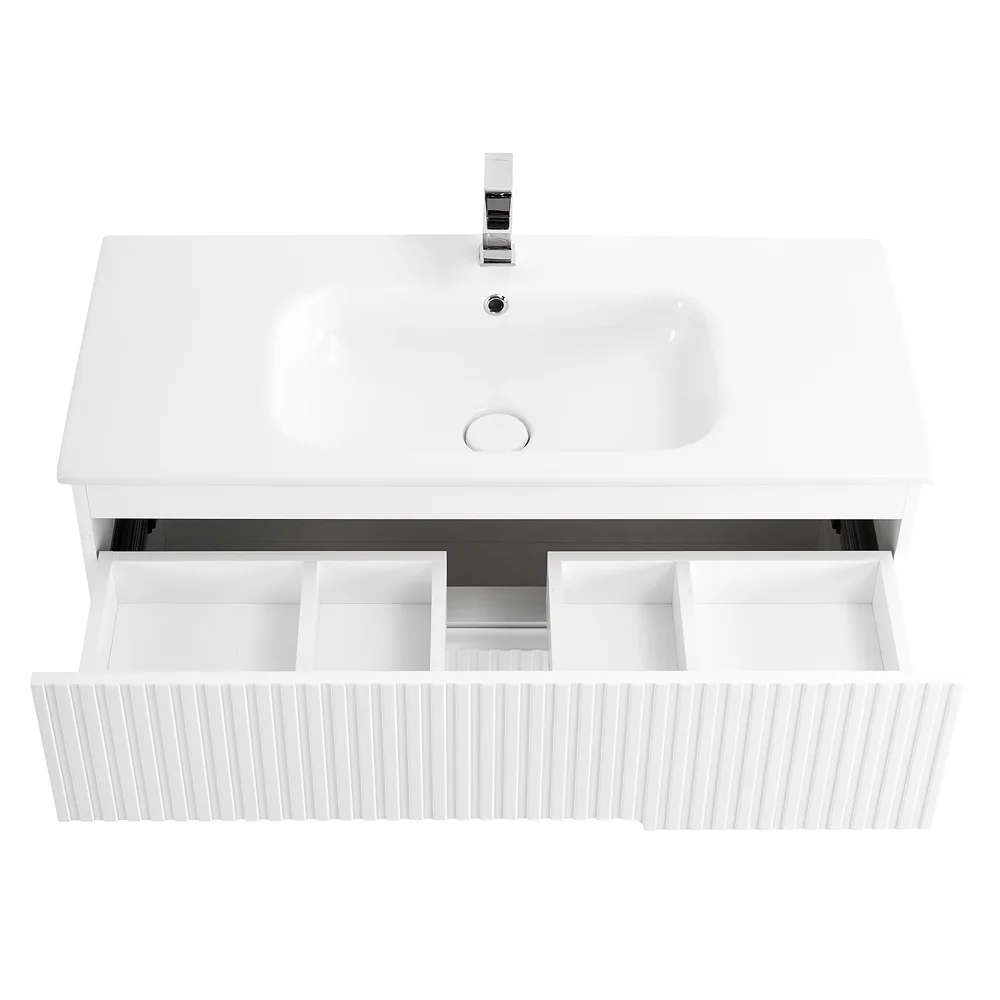 Приобрести cezares тумба подвесная с раковиной duet 80 см bianco opaco, белая матовая duet-800-2c-so-bo