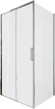 Aquanet Душевое ограждение Pleasure Evo 100x90 AE65-100x90-CT профиль хром, прозрачное стекло