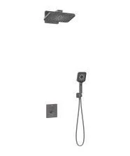 Vincea Встраиваемая душевая система Inspire, оружейная сталь VSFW-3I21MT4GM