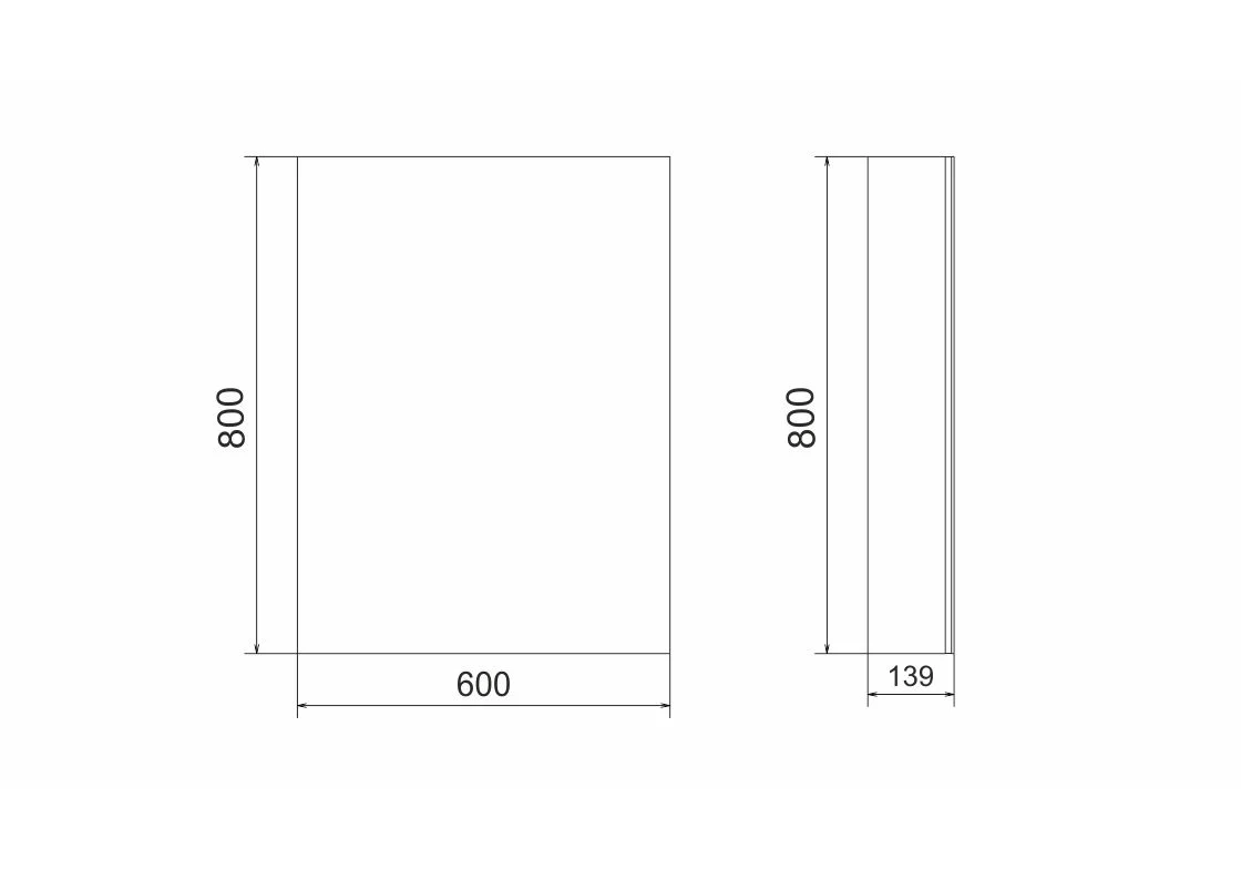 Приобрести зеркало-шкаф velvex klaufs 60 см zskla.60-217, черный