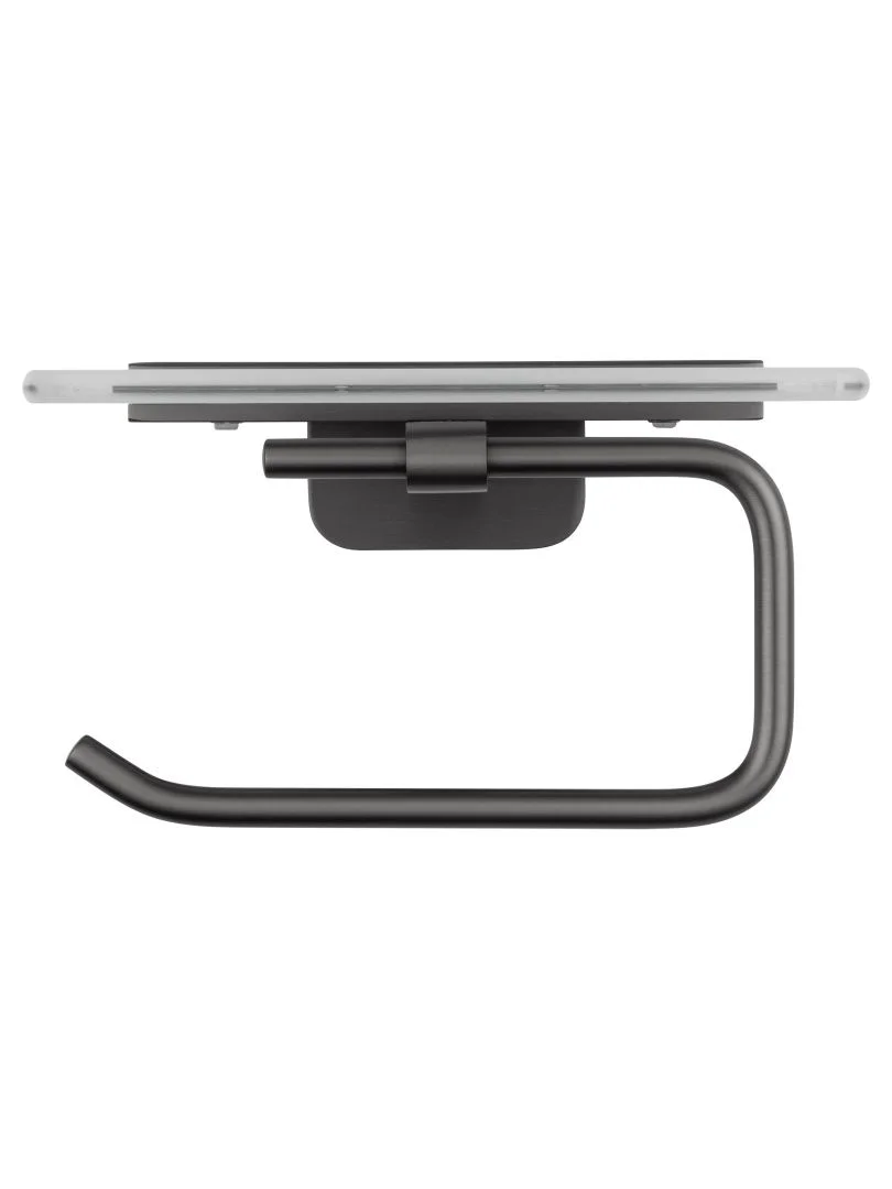 Приобрести держатель для туалетной бумаги с полкой wonzon & woghand graffity, темный графит (ww-9326)