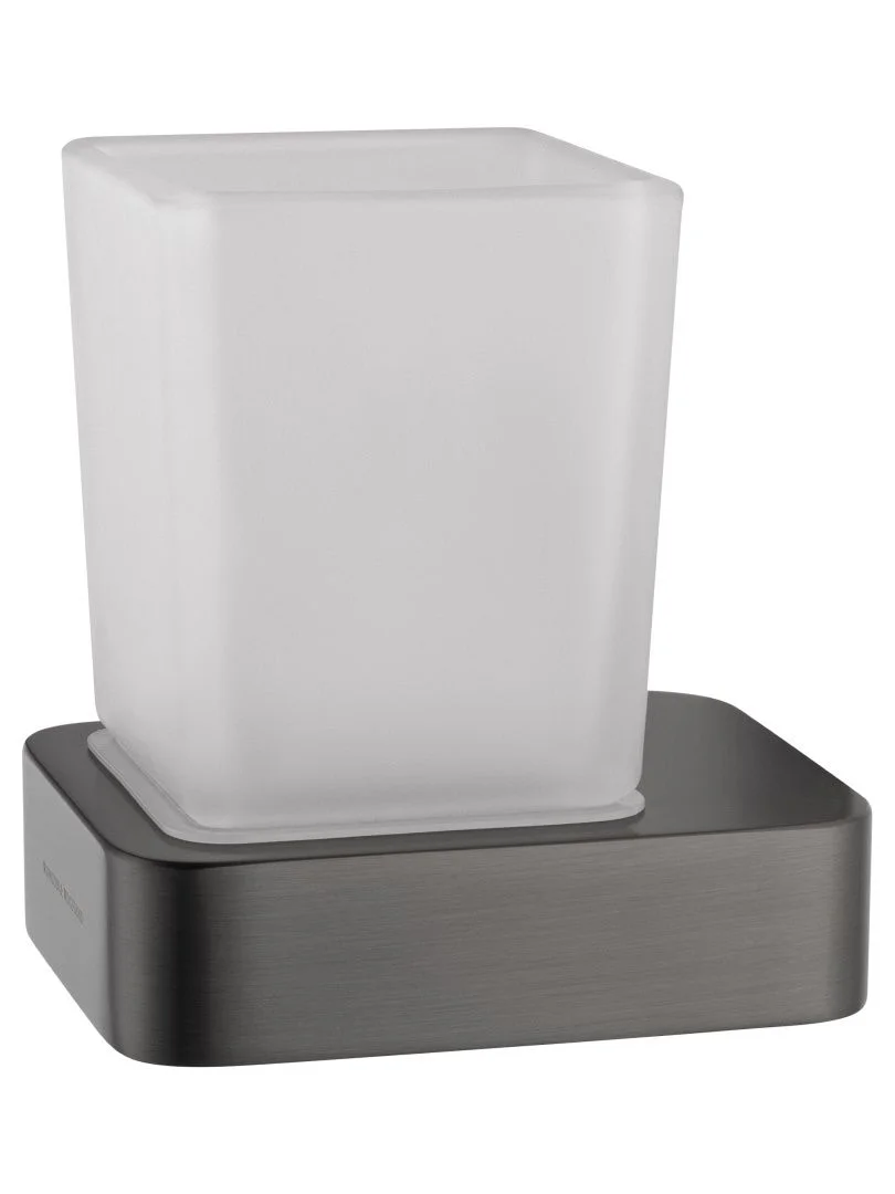 Приобрести стакан для зубных щеток с держателем wonzon & woghand lotte, темный графит (ww-8321-bgm)