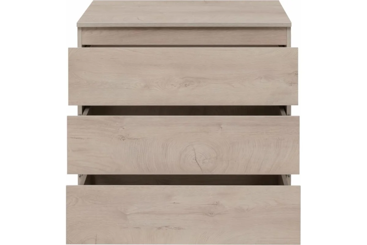Приобрести aquanet комод сканди 80x48 см, дуб эдгрейн (3 ящика)