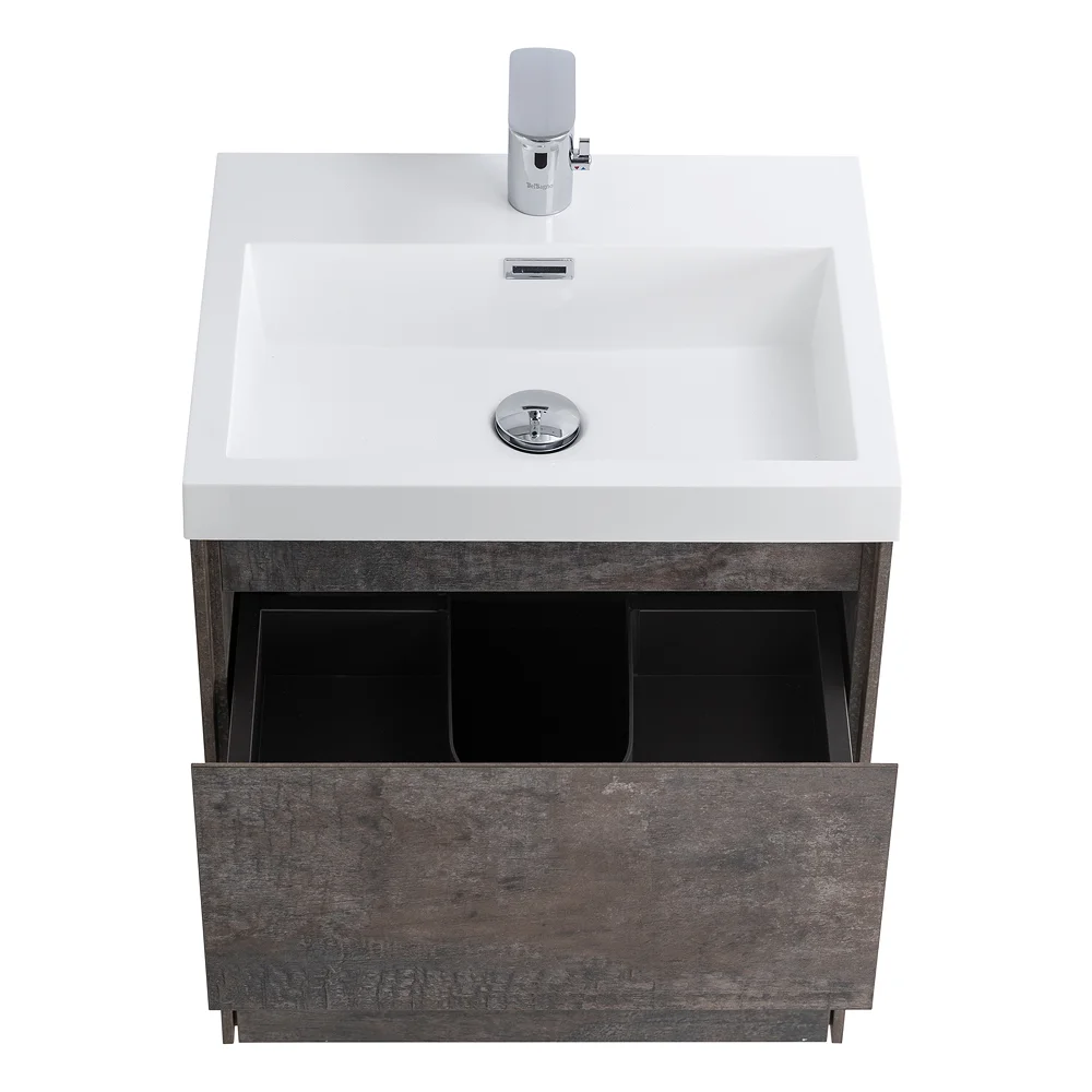 Приобрести belbagno тумба с раковиной pietra mini 50 см, подвесная stone, белая раковина
