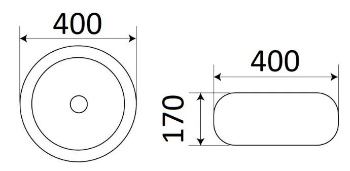 Приобрести раковина накладная ceramalux 49 см nc с1063