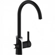 Gappo Смеситель для кухни G4303-6 с высоким изливом, черный/хром 36092