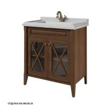 Caprigo Тумба с раковиной NAPOLI PROMO 80 см, темное дерево 33612UV 2