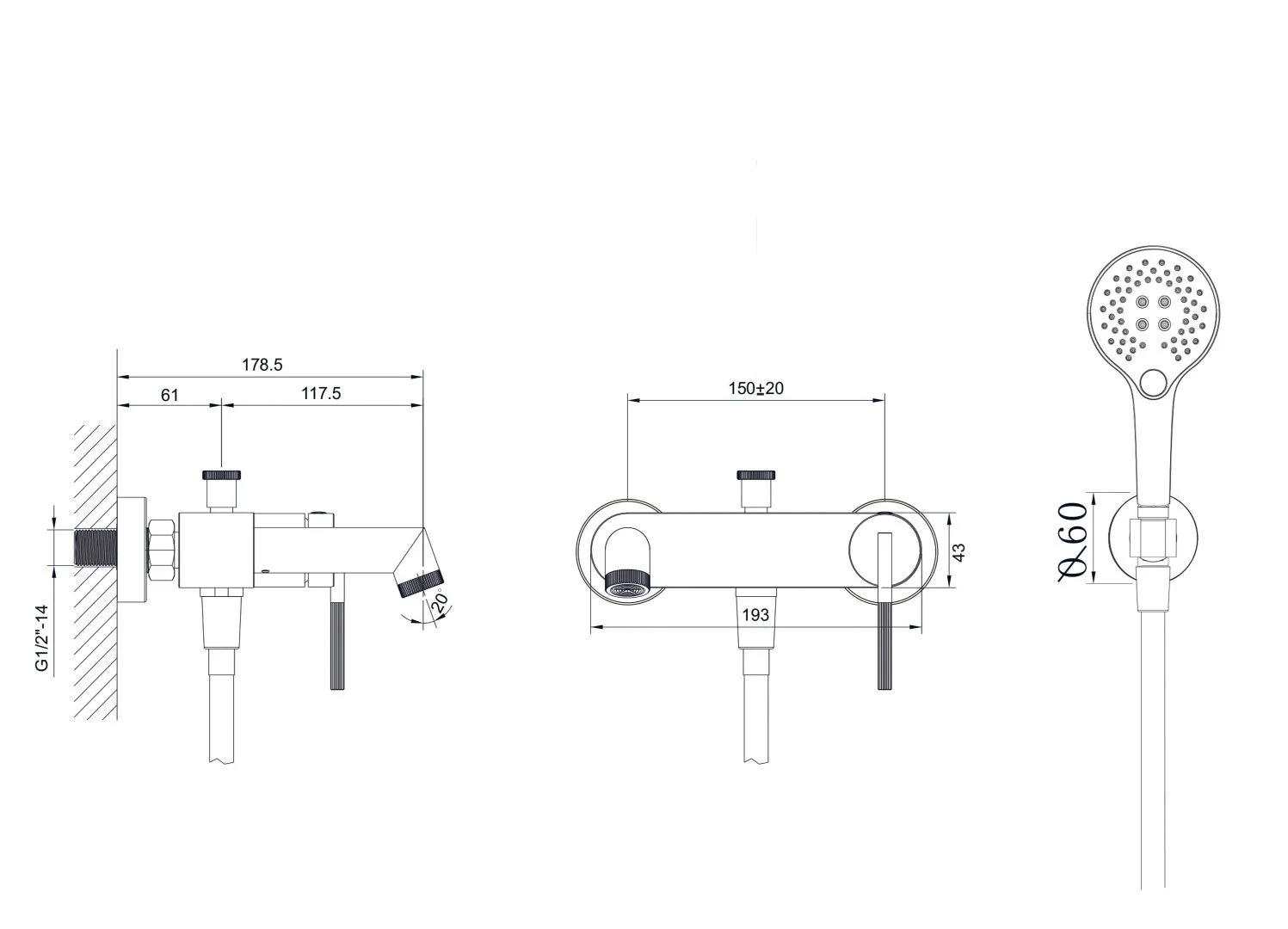 Приобрести hayzburg смеситель для ванны, золото hb-4009go