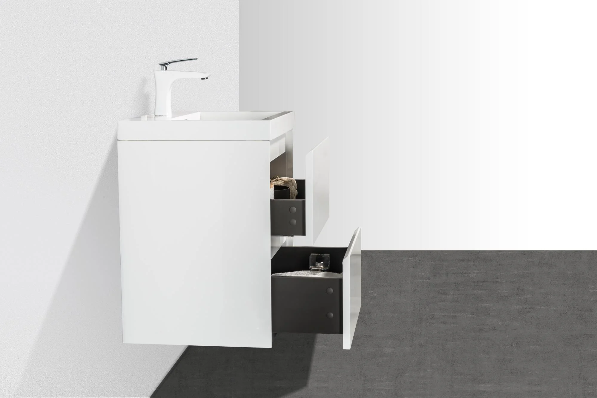 Приобрести belbagno тумба с раковиной pietra mini 50 см, подвесная bianco lucido, белая раковина