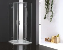 CEZARES Душевое ограждение BERGAMO 90х90см BERGAMO-W-R-2-90-ARCO-C-Cr-IV