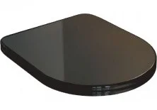 Сиденье с крышкой для унитаза Kerama Marazzi Pompei микролифт PO.seat.01\BLK, чёрный
