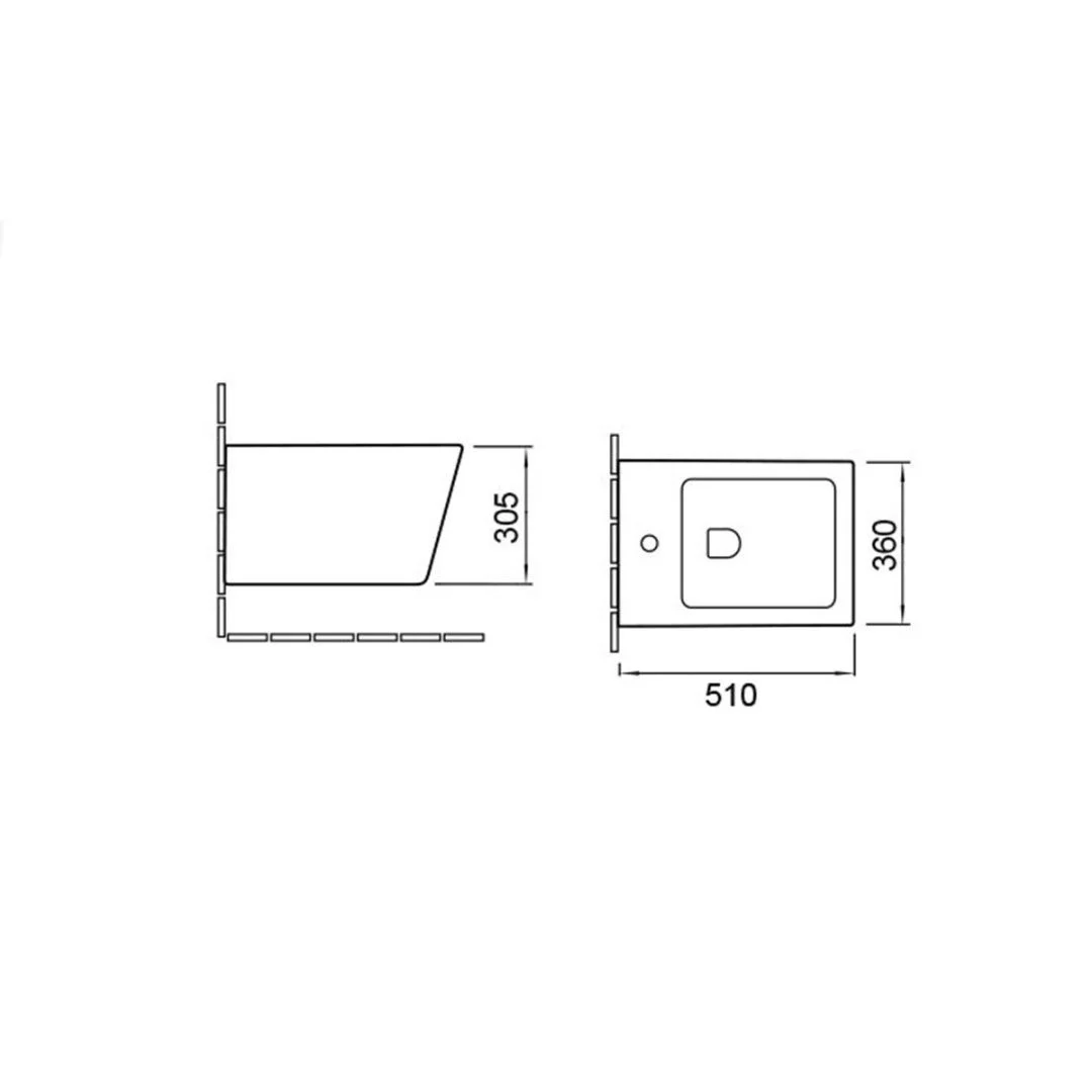 Приобрести vincea биде подвесное piatti q-line, золото\черное vb1-12g1b