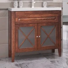 Opadiris Тумба напольная с раковиной Палермо 90 см, светлый орех