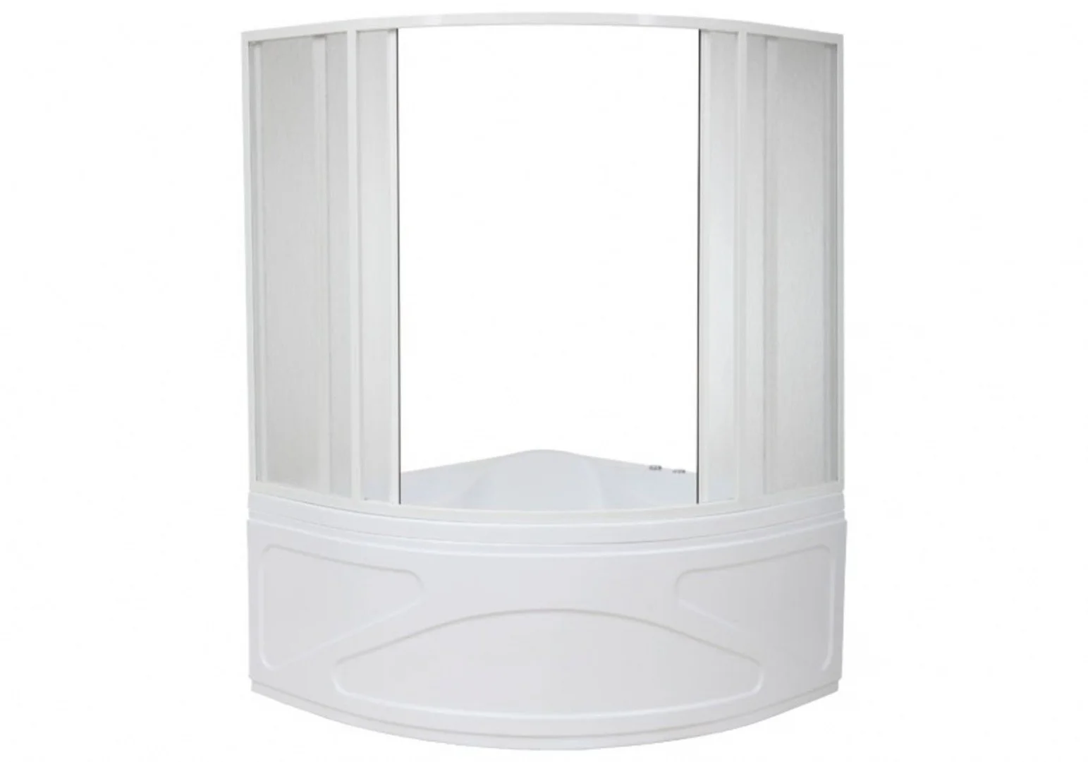 Приобрести шторка для ванны bas риола 1350х1450