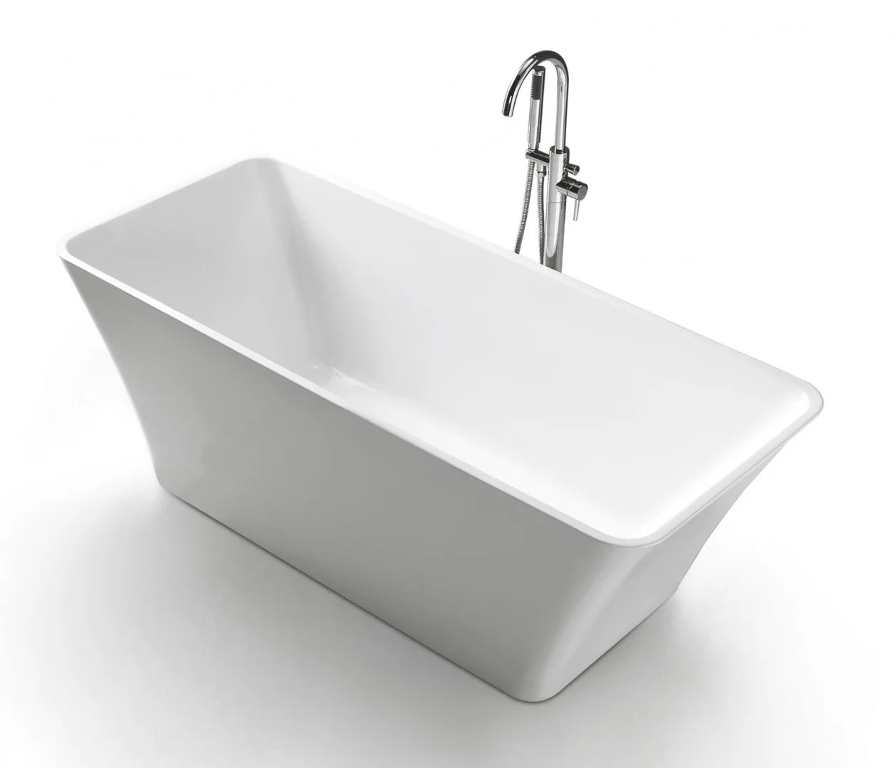 Приобрести ванна акриловая отдельностоящая belbagno 170х75 см, bb60-1700