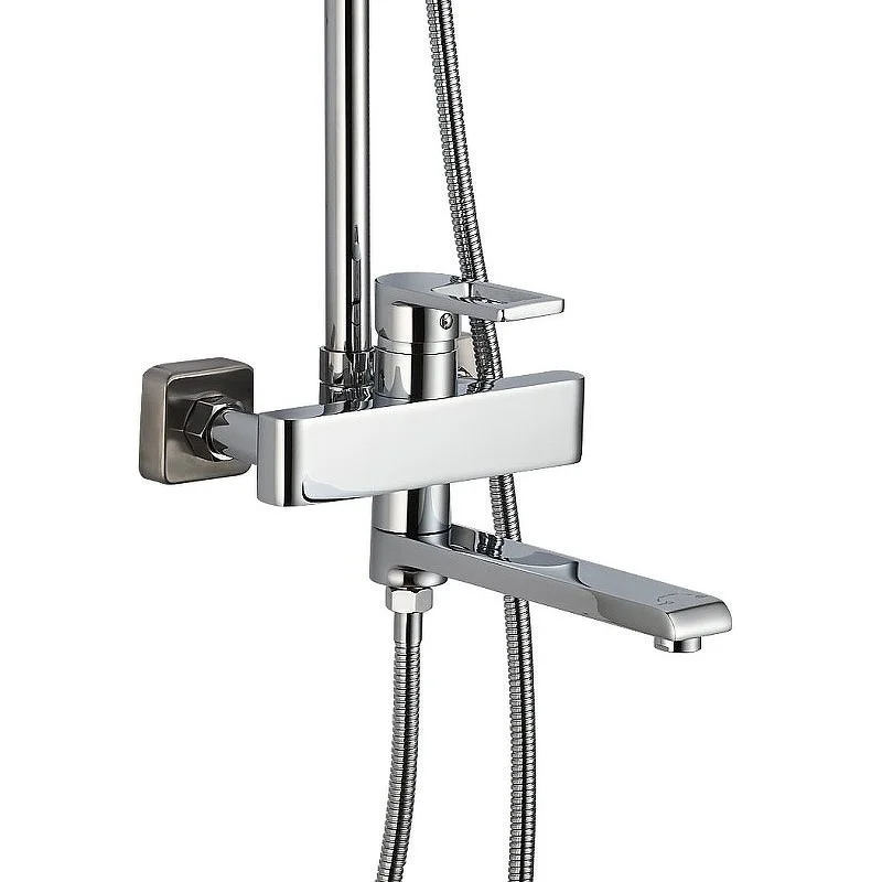 Приобрести haiba душевая система, прямоугольная d-260мм, хром hb2424