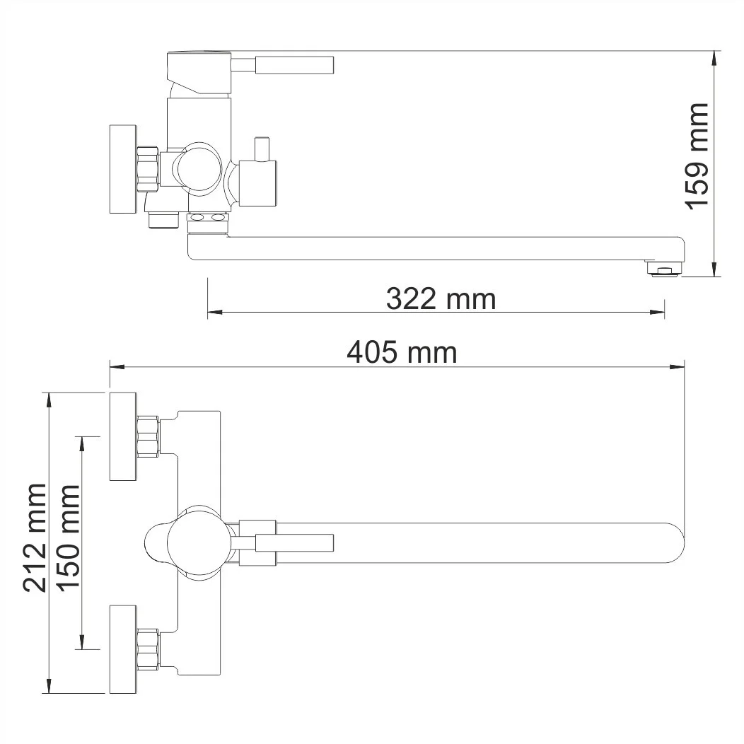 Приобрести wasserkraft смеситель для ванны main 4102l, хром