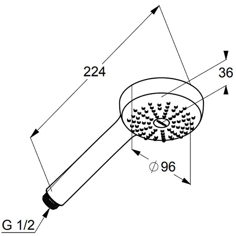 Приобрести kludi logo душевая лейка 1s dn15, арт. 6810005-00